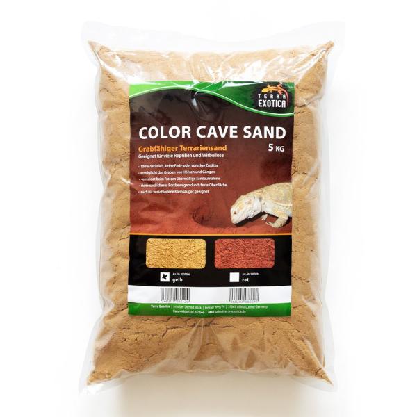 Terra Exotica Color Cave Sand gelb 5kg